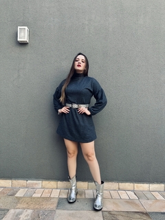 Vestido Clarice Cinza