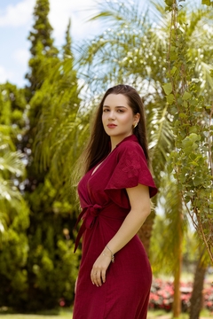 Imagem do Vestido Flora - Bordô