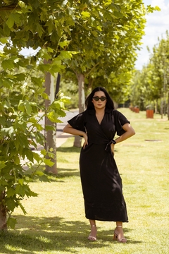 Vestido Flora - Preto - comprar online