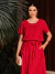 Imagem do Conjunto Blusa e Saia Midi linho 24141
