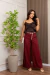 Calça Pantalona Feminina Linho 2539 - loja online