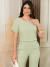 Conjunto Feminino Blusa e Calça com Detalhe Botão 2588 - comprar online