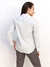Imagen de Camisa Rayada Algodon Celeste Malibu