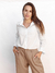 Camisa Rayada Algodon Celeste Malibu - tienda online
