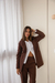 Blazer Largo Sastrero Forrada Audrey - comprar online