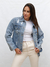 Campera Jean Oversize Strass Rockie - comprar online
