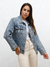Campera Jean Oversize Stras Aries - Ivri