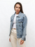 Campera Jean Oversize Stras Aries - tienda online