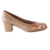 Sapato Feminino Salto Bloco em Couro Legítimo. Ideal para trabalho e ocasiões especiais, alia durabilidade e estilo. Compre na Zambeze, Enviamos P/ Todo Brasil!