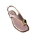 Conforto e estilo com sandália Zambeze em couro legítimo, palmilha macia e solado antiderrapante. Perfeita para o dia a dia. Compre já!