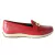 Encontre o equilíbrio perfeito entre estilo e comodidade com o Mocassim Vermelho em Couro. Design prático, solado emborrachado para conforto todo o dia. Ideal para qualquer ocasião. Compre Agora na Zambeze Calçados!