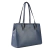 Elegante bolsa em couro marrom com tachas metálicas. Durável, espaçosa e prática, com alças confortáveis e fecho seguro. Perfeita para o dia a dia e viagens. Aqui na Zambeze Calçados"