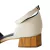 Sapato de Couro com Bico Fino e Salto Bloco da Zambeze Calçados: conforto sofisticado em design bicolor clássico. Perfeito para qualquer ocasião. Compre o seu tamanho habitual e pise com confiança!