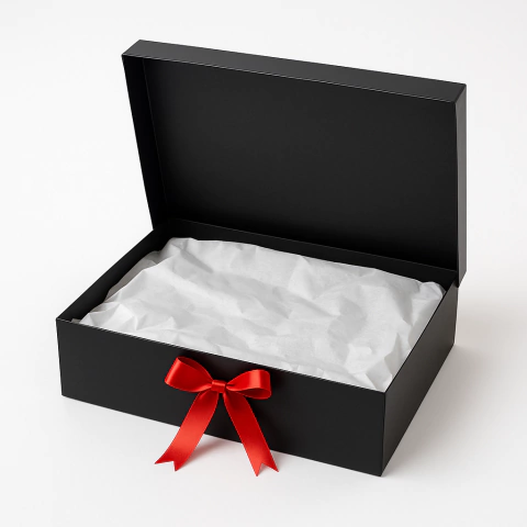 Caixa de Papel Cartão 24x19x4,5 Preta