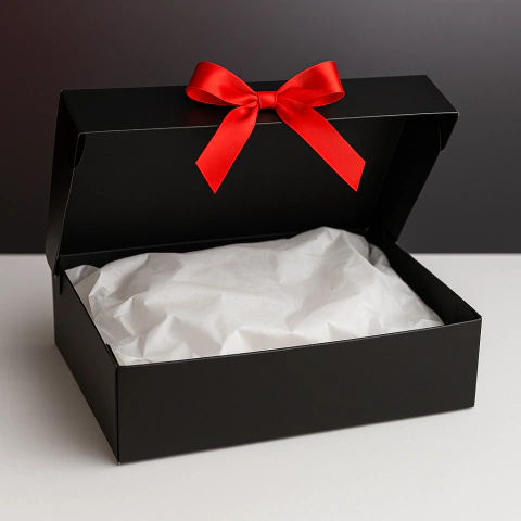 Caixas de Papel Cartão 19x12x4 Preta