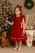 Vestido Vermelho - Natal - Tamanho: 3 Anos