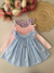 Vestido Casinha de Abelha - Azul Bebê - Cheiro do Campo Baby