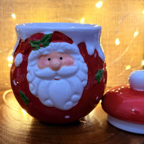 SANTA CLAUS CERÂMICA - VELA (350G) - comprar online
