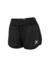 Short DROP SHOT Feminino Duplo Preto