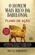 Capa do livro "O homem mais rico da Babilônia: Plano de ação" com uma esfinge dourada e o título em destaque.
