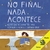 Capa do audiolivro "No Final Nada Acontece", apresentando uma mulher deitada com um livro em mãos, rodeada por um ambiente tranquilo e relaxante.