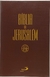 Capa da Bíblia de Jerusalém - Média Cristal, com título em letras douradas sobre fundo marrom.