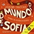 Capa do audiolivro "O Mundo de Sofia", escrito por Jostein Gaarder, com elementos visuais representativos da filosofia.