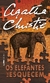 Capa do ebook "Os Elefantes Nunca Esquecem" de Agatha Christie, apresentando um elefante em um quebra-cabeça.