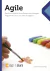 Capa do eBook Agile: Desenvolvimento de Software com Entregas Frequentes e Foco no Valor de Negócio: Mão pintando formas abstratas coloridas, com post-its e texto explicativo.