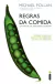 Capa do eBook "Regras da Comida" de Michael Pollan, com uma vagem verde destacando-se.