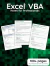 Excel VBA Notes For Professionals
