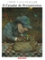  Capa do livro "O catador de pensamentos": mostra um homem idoso de boina abrindo sua bolsa, cheia de pequenas criaturas coloridas. O cenário tem tons terrosos e um ar fantástico e misterioso.