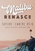 Capa do livro "Malibu Renasce" de Taylor Jenkins Reid, com uma ilustração da costa de Malibu e palmeiras ao fundo.