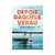 Capa do eBook "Depois daquele verão" de Carley Fortune, mostrando duas pessoas pulando em uma água tranquila.