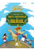 Capa do livro "As aventuras de Caramelo: A chegada da corte portuguesa ao Brasil - vol. II", mostrando personagens em um cenário divertido com um cachorro.