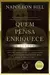 Capa do livro de bolso "Quem Pensa Enriquece: O Legado" de Napoleon Hill, com destaque para o título e informações sobre a edição atualizada.