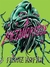 Capa do livro "A Metamorfose" de Franz Kafka, com uma ilustração surreal de um rosto e uma aranha em um fundo verde.