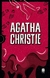 Capa do livro da Coleção Agatha Christie - Box 2, com fundo vermelho e ilustração de pegadas e uma silhueta de corpo.