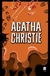 Capa da Coleção Agatha Christie - Box 3, com traços de sangue e impressões de pegadas.