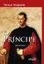 Capa do livro "O Príncipe" de Nicolau Maquiavel, mostrando uma ilustração do autor com fundo claro e texto em destaque.
