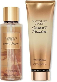 Kit Body Splash + Hidratante Victoria's Secret Coconut Passion