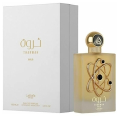 Tharwah Gold da Lattafa Eau de Parfum – Perfume Árabe Feminino 100ml