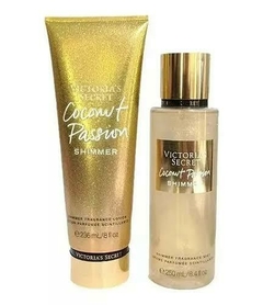 Kit Body Splash + Hidratante Victoria's Coconut Shimmer