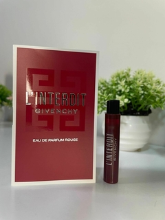 GIVENCHY - LINTERDIT ROUGE EDP FEMININO (não enviamos cartão apresentação da marca, apenas o flaconete)