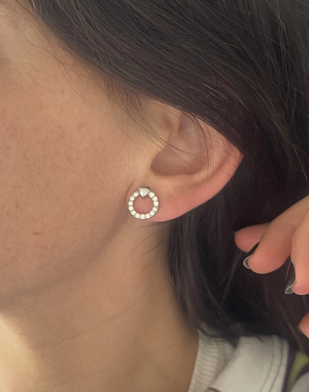 Aros Sofi plateados