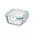 POTE DE VIDRO HERMETICO QUADRADO 520ML