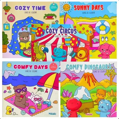 CUTE COMFY LIVRO DE COLORIR