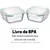 POTE DE VIDRO HERMETICO QUADRADO 520ML - loja online