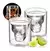 Kit 2 Copo De Shot Caveira Doppio 150 Ml Bar Drink - comprar online