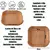 FORMA PARA AIR FRYER QUADRADA C/50 - comprar online